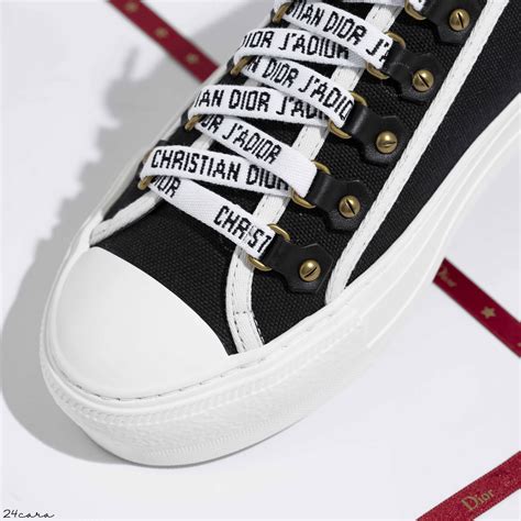 walk n dior low top sneaker in black canvas|walk n Dior sneakers review.